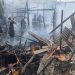 Mais de 15 moradias são atingidas por incêndio em Cubatão (SP)