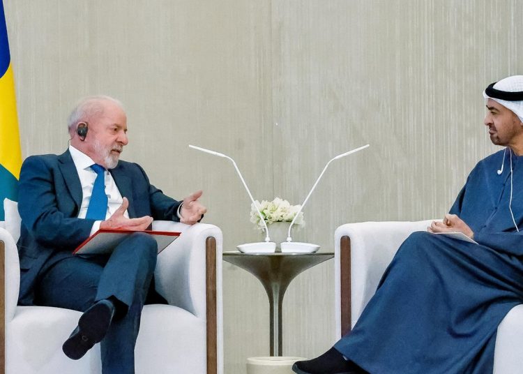 Mercosul é tema de encontro entre Lula e líder dos Emirados Árabes