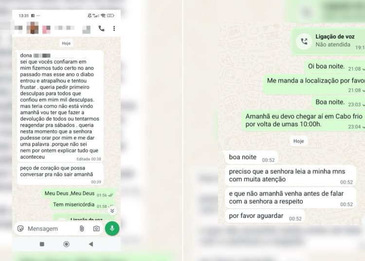 Famílias de Campos dizem ter sido vítimas de “golpe do aluguel” em Cabo Frio, com prejuízos de R$ 15 mil